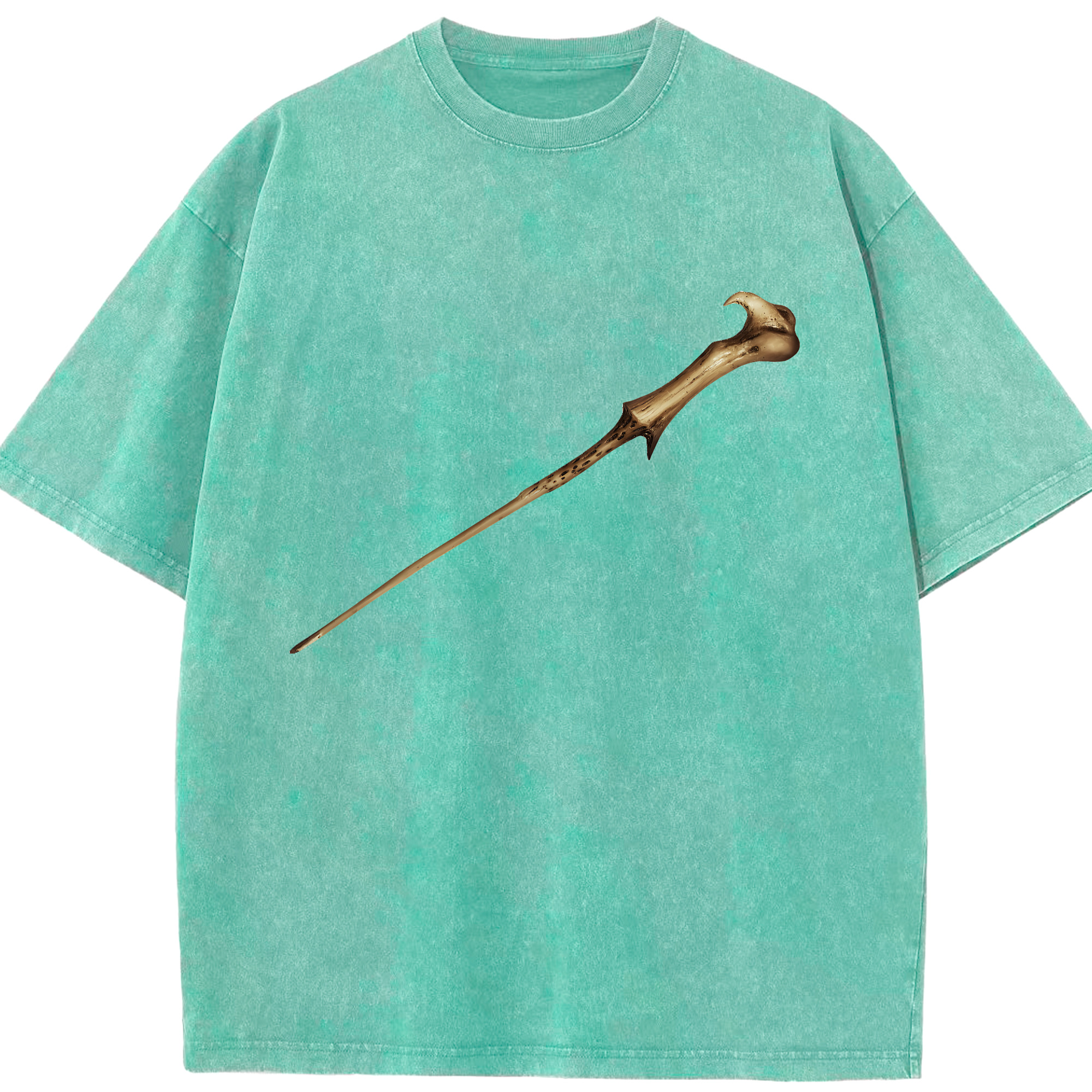 （画像用） Harry Potter ハリー・ポッターシリーズ 綿100% ヴィンテージ風 半袖Tシャツ（フロントプリント）